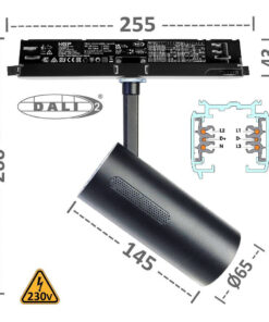 DALI SP Track/Síne Light 230V 15W 24° B