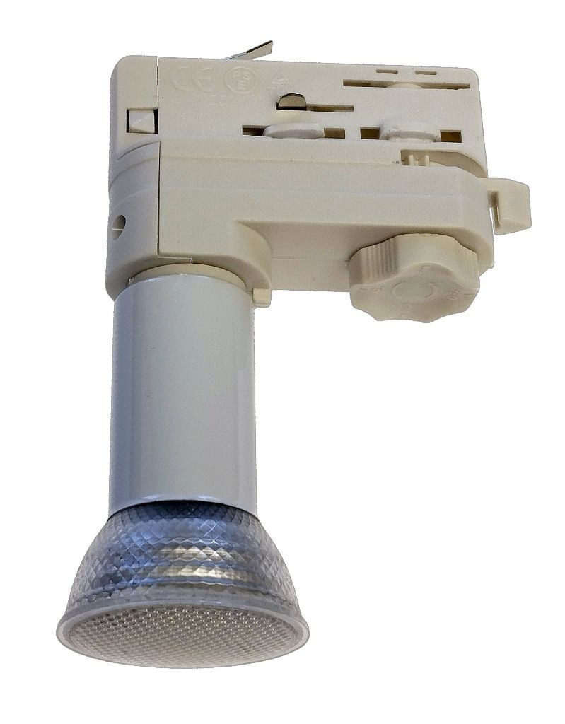 4w GU10 Track Light Fixture/Foglalat 230V White